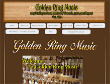 Tablet Screenshot of goldenringmusic.com